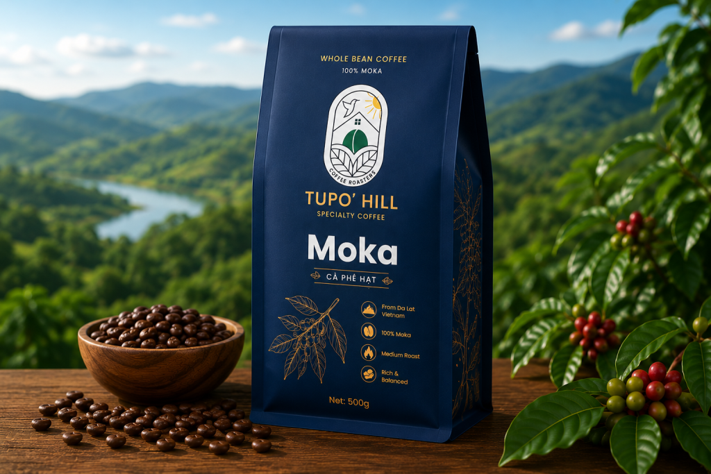 Cà phê Moka Tupo’ Hill 500G